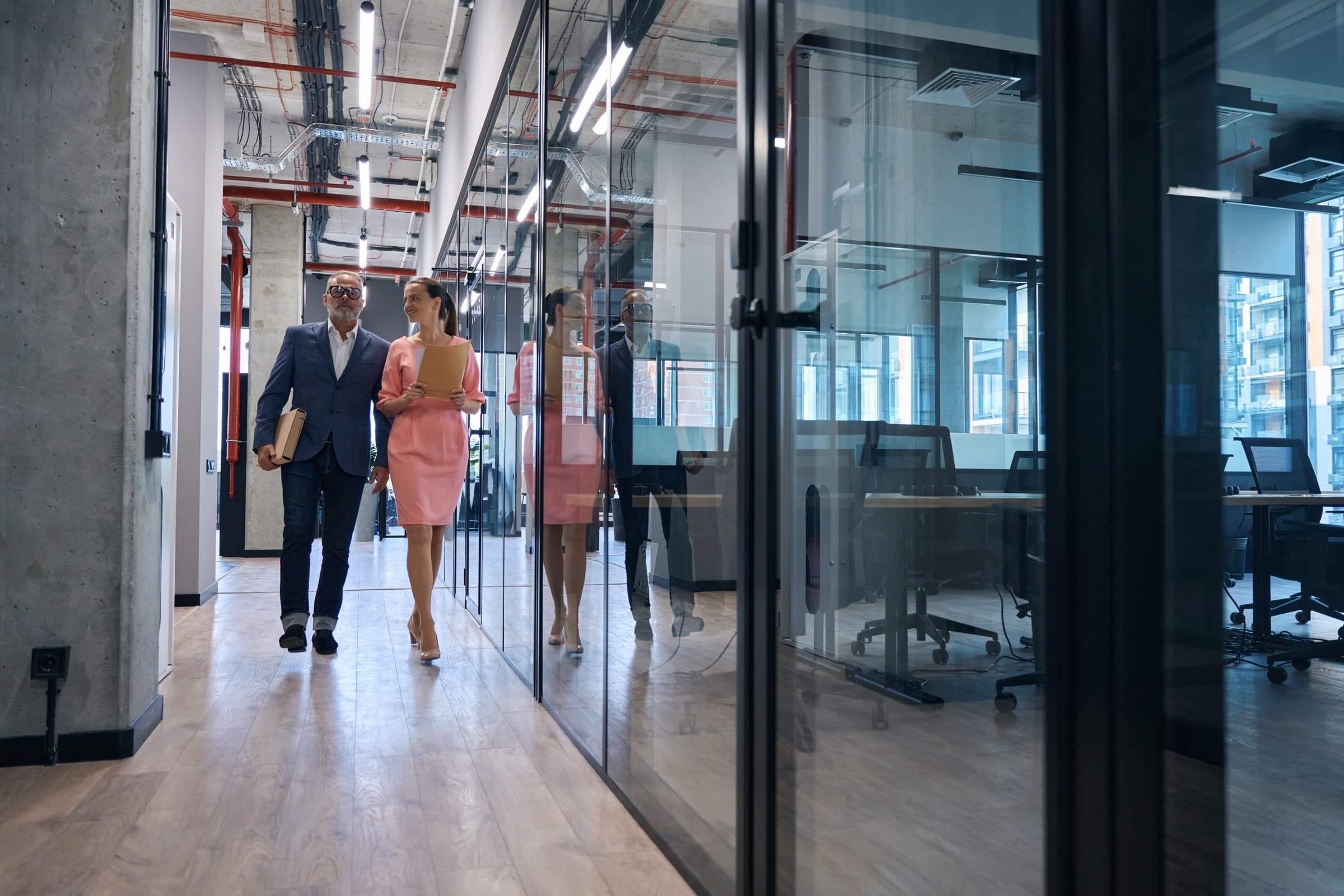 Office corridor